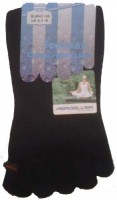 Feelmax Zehensocken mit Funktion Aero Silver Black