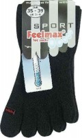 Feelmax Zehensocken mit Funktion Coolmax Sport