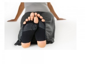 Knitido Yoga Flow Zehensocke Black – Bild $_i